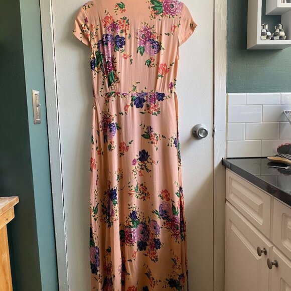 & Other Stories Midi Wrap Dress, Size 4 - Picture 3 of 13